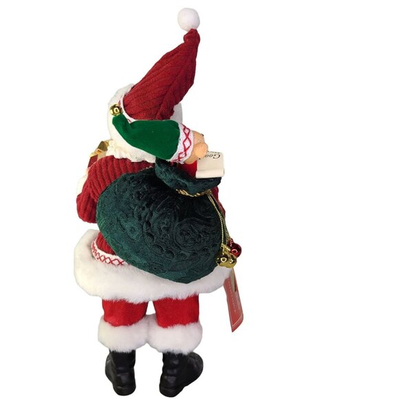 Dept 56 Possible Dreams Santa Claus Reindeer Ride Fabric Clothtique Holiday Xmas - Picture 6 of 10